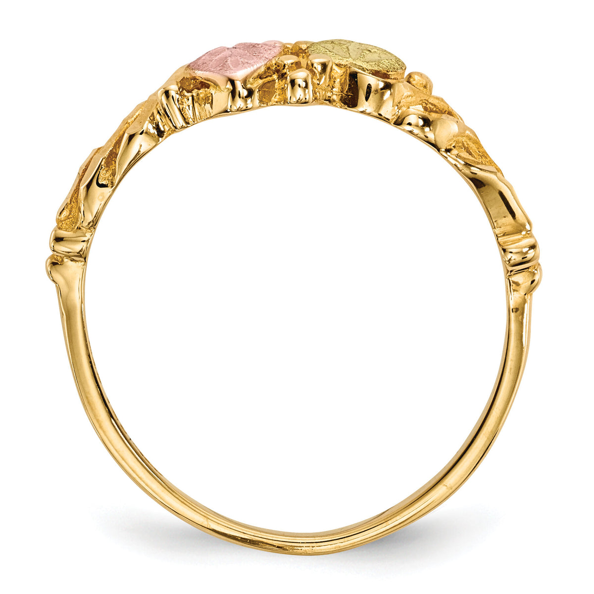 10k Tri-Color Black Hills Gold Ring-10BH710