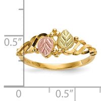 10k Tri-Color Black Hills Gold Ring-10BH710