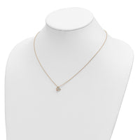 10K Tri-color w/12K Accents Diamond Black Hills Gold Necklace-10BH727-18