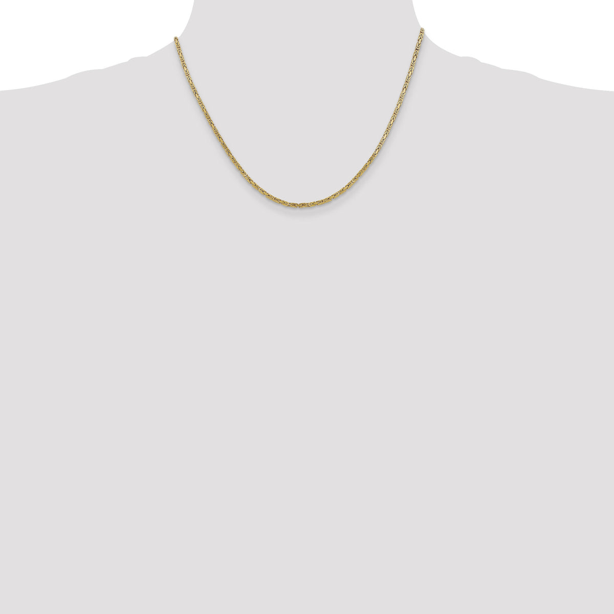 10K 2mm Byzantine Chain-10BIZ050-18