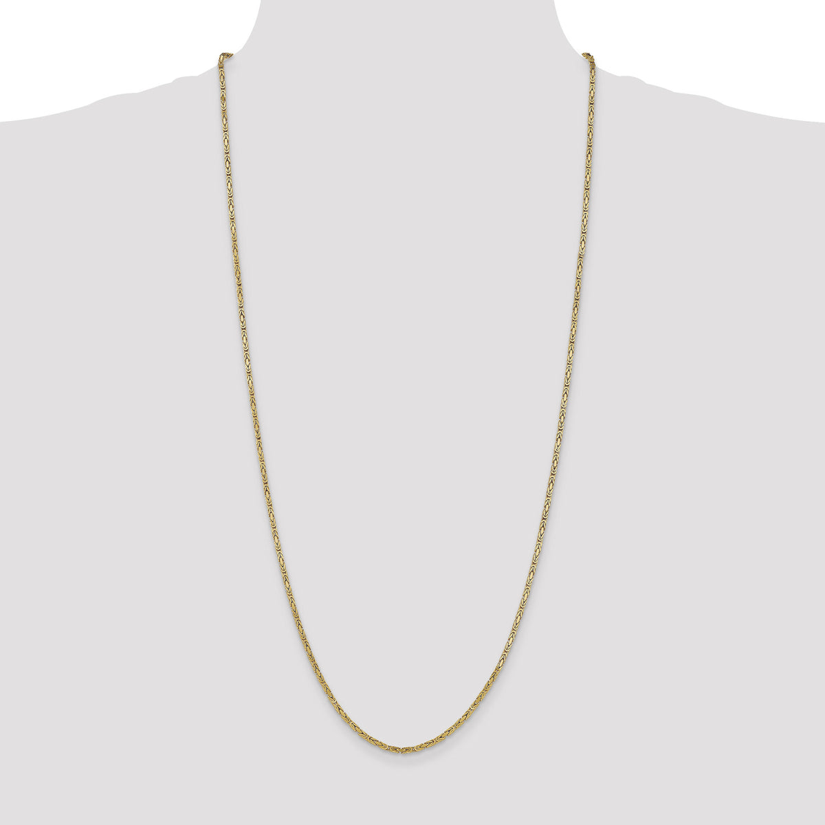 10K 2mm Byzantine Chain-10BIZ050-30