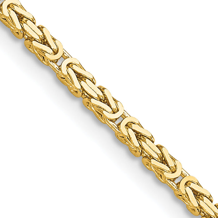 10K 2mm Byzantine Chain-10BIZ050-22