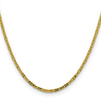10K 2.5mm Byzantine Chain-10BIZ070-18