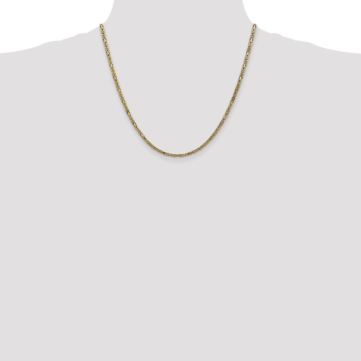 10K 2.5mm Byzantine Chain-10BIZ070-20