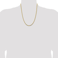 10K 2.5mm Byzantine Chain-10BIZ070-22