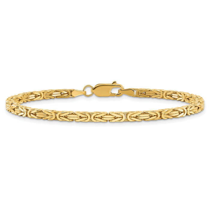 10K 2.5mm Byzantine Chain-10BIZ070-7