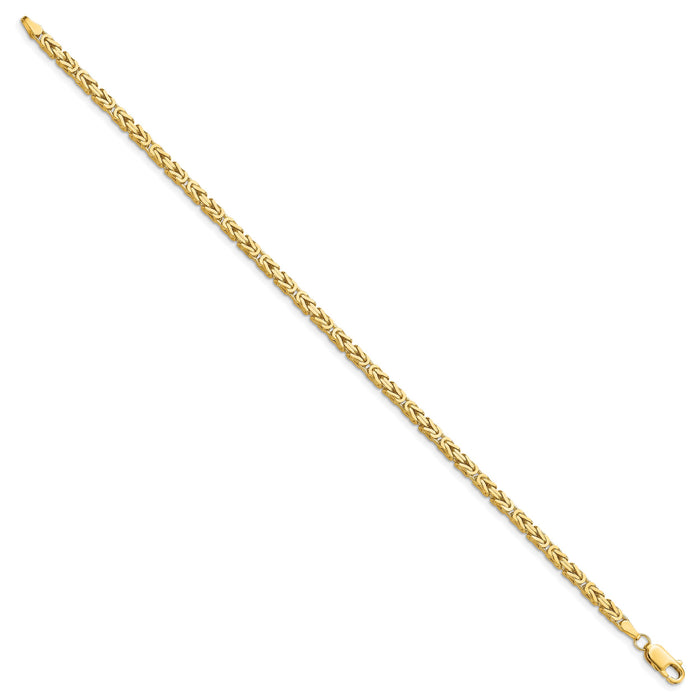 10K 2.5mm Byzantine Chain-10BIZ070-8