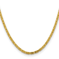 10K 3.25mm Byzantine Chain-10BIZ090-30