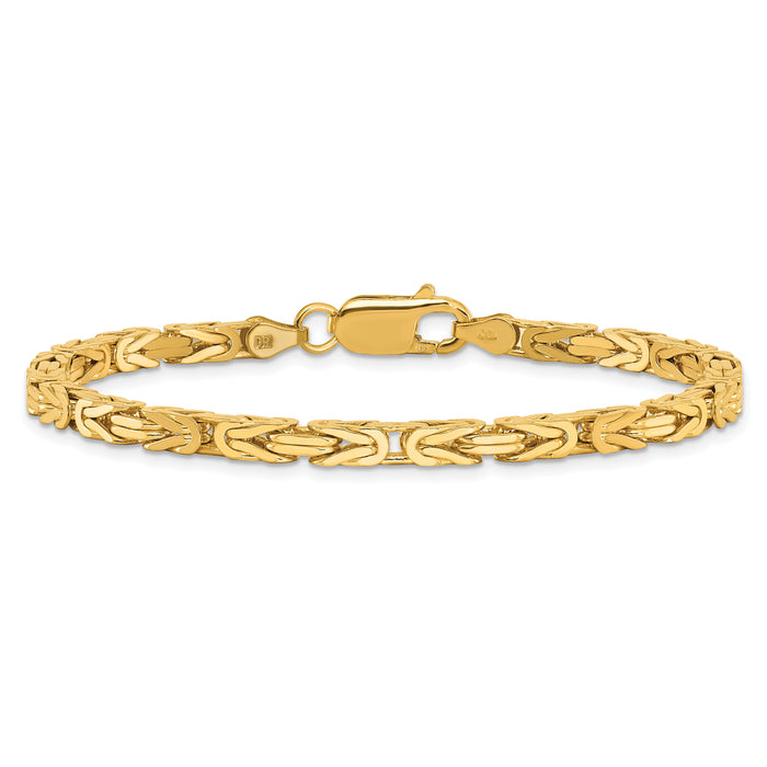 10K 3.25mm Byzantine Chain-10BIZ090-7