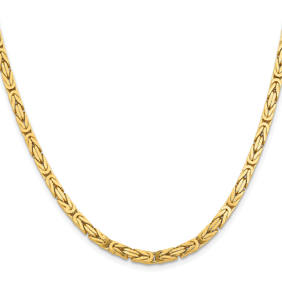 10K 4mm Byzantine Chain-10BIZ110-22