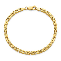 10K 4mm Byzantine Chain-10BIZ110-7