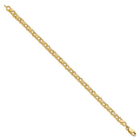 10k Solid Polished Fancy Bracelet-10BR7-7