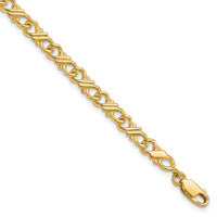 10k Solid Polished Fancy Bracelet-10BR7-7