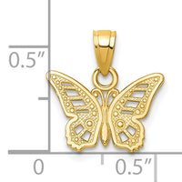 10k Butterfly Charm-10C1004