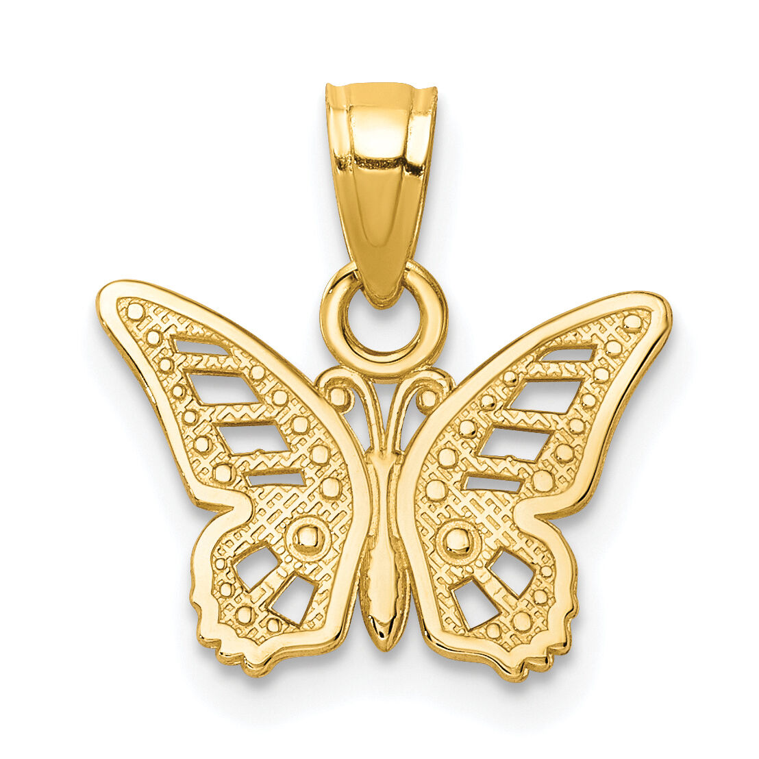 10k Butterfly Charm-10C1004