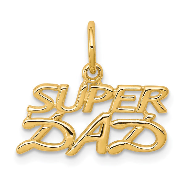 10K SUPER DAD Charm-10C102