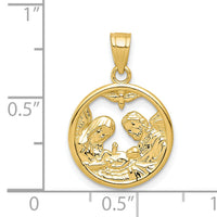 10k Nativity Charm-10C1035