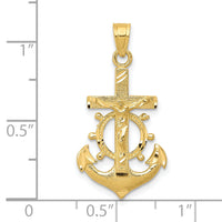 10k Mariner Crucifix Pendant-10C1049