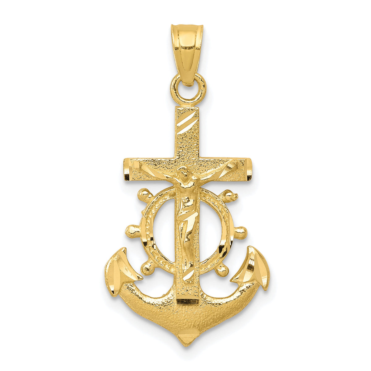 10k Mariner Crucifix Pendant-10C1049