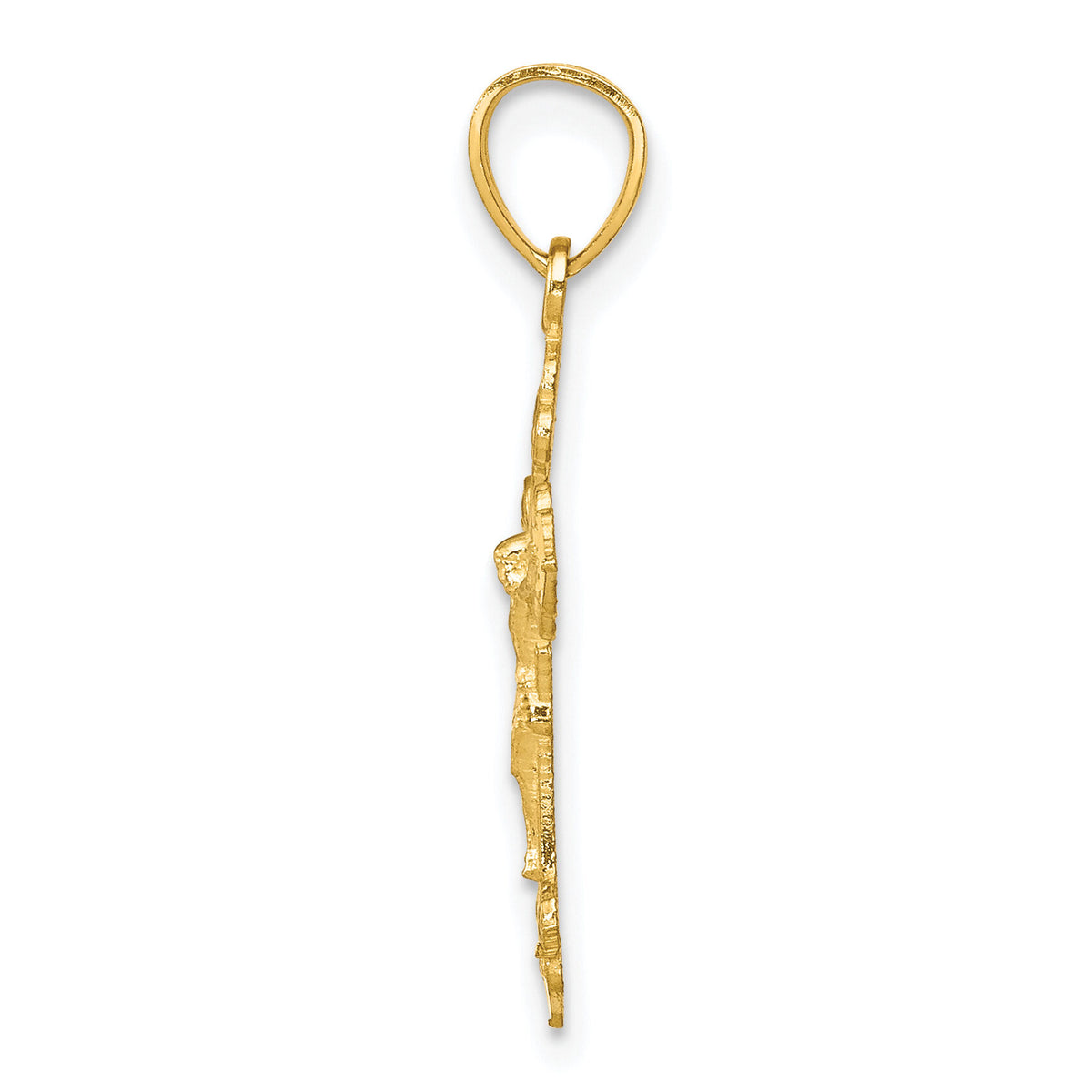 10k Crucifix Pendant-10C1065