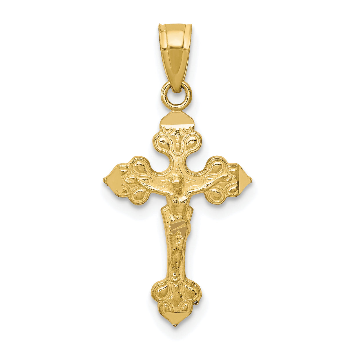 10k Crucifix Pendant-10C1065