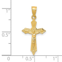 10k Crucifix Pendant-10C1066