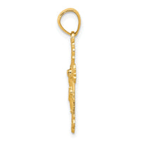 10k Crucifix Pendant-10C1069