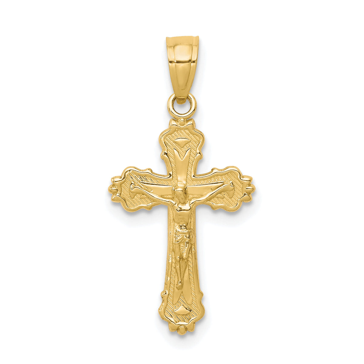 10k Crucifix Pendant-10C1069