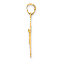10k Crucifix Pendant-10C1070