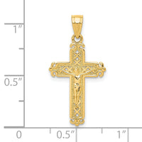 10k Crucifix Pendant-10C1070