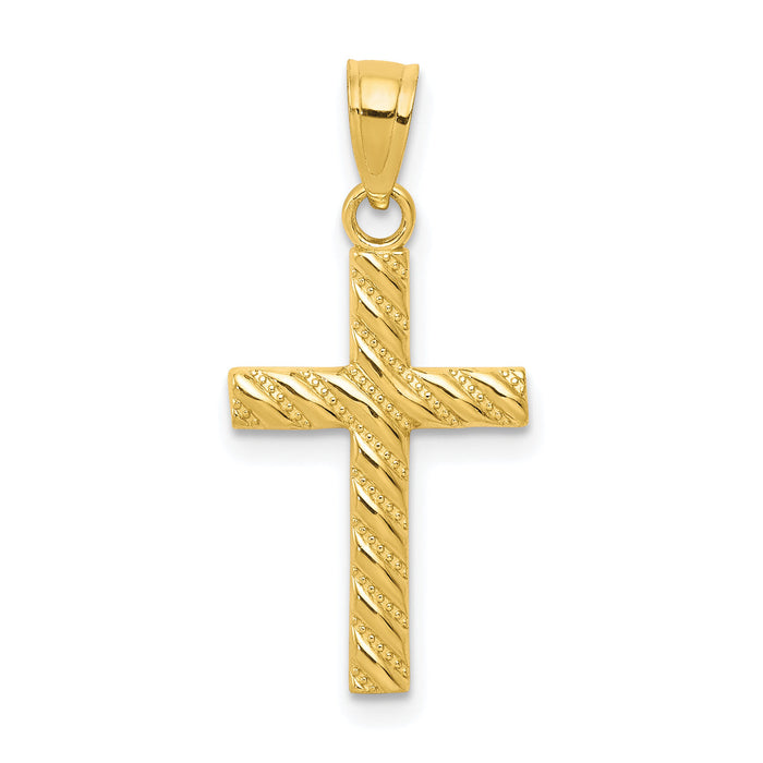 10k Cross Pendant-10C1095