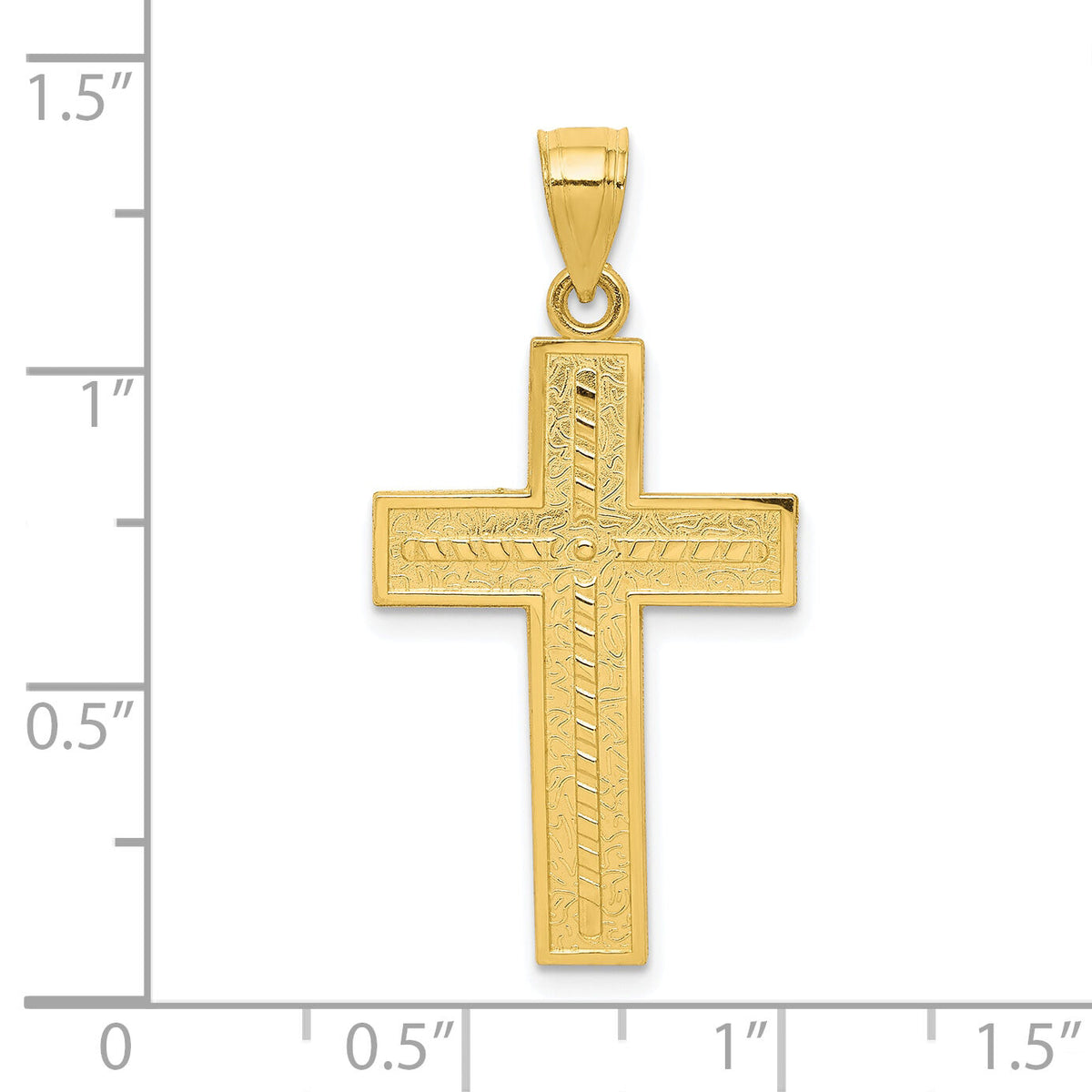 10k Cross Pendant-10C1101