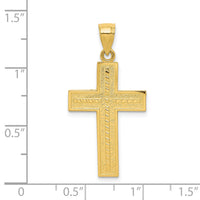 10k Cross Pendant-10C1101