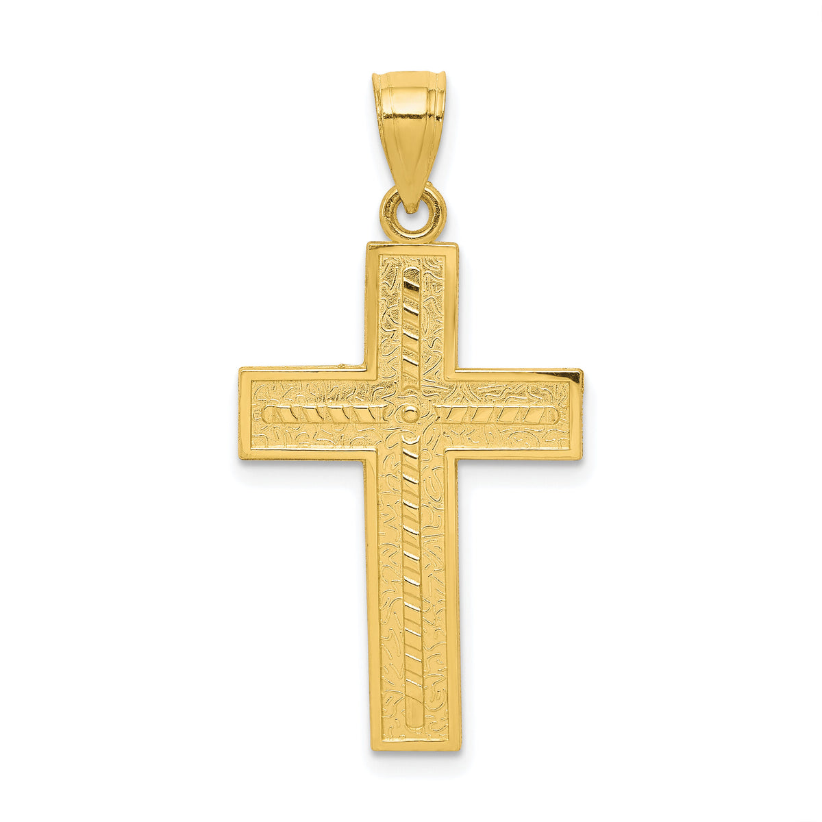 10k Cross Pendant-10C1101