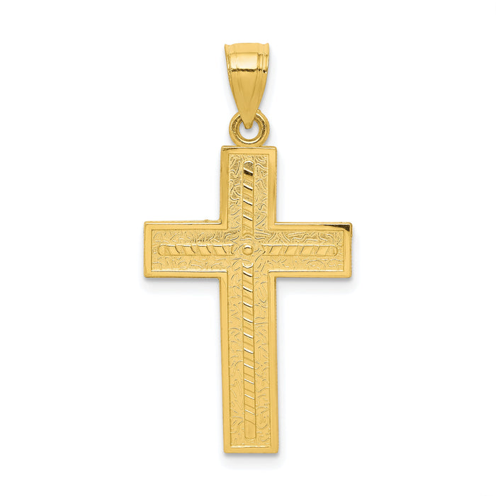 10k Cross Pendant-10C1101