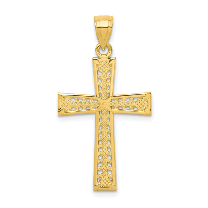 10k Cross Pendant-10C1104