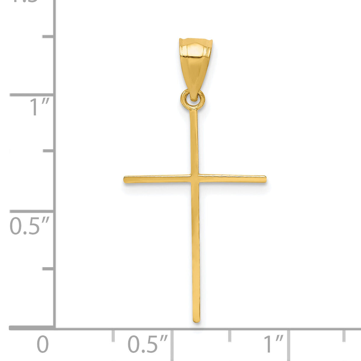 10k Cross Pendant-10C1106