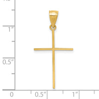 10k Cross Pendant-10C1106
