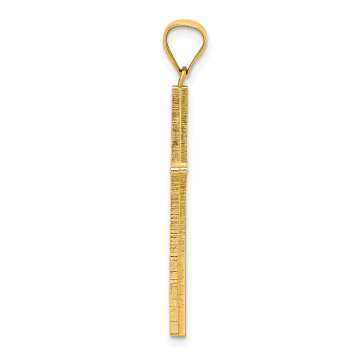 10k Cross Pendant-10C1107