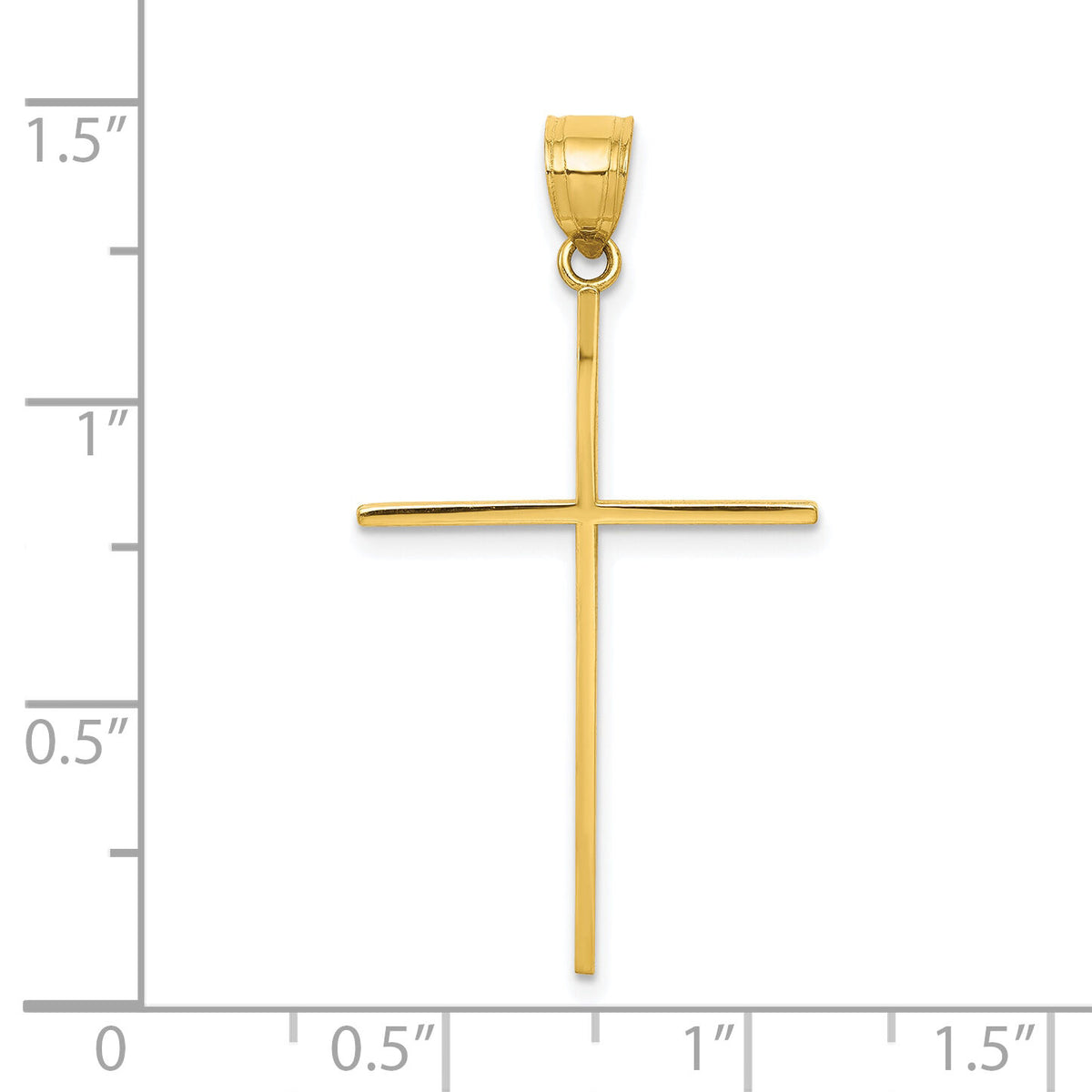 10k Cross Pendant-10C1107