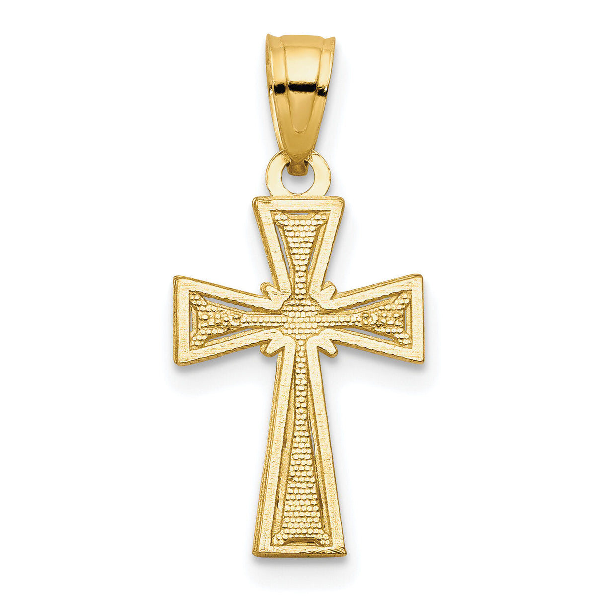 10k Cross Pendant-10C1113
