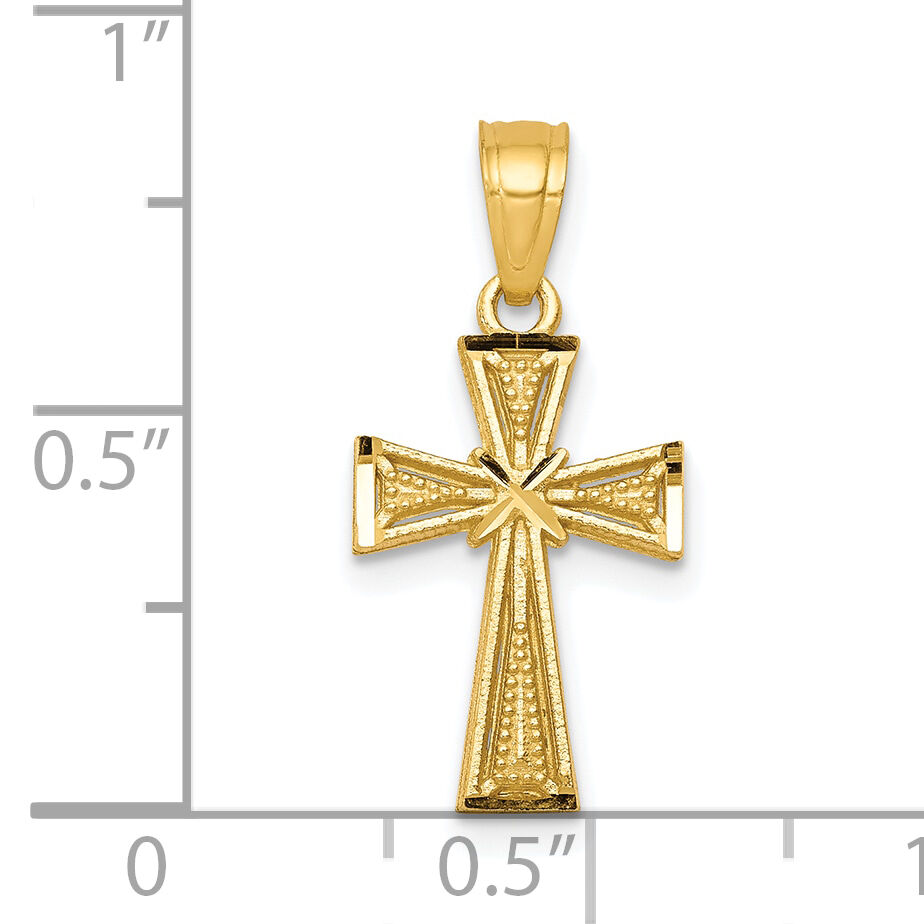 10k Cross Pendant-10C1113