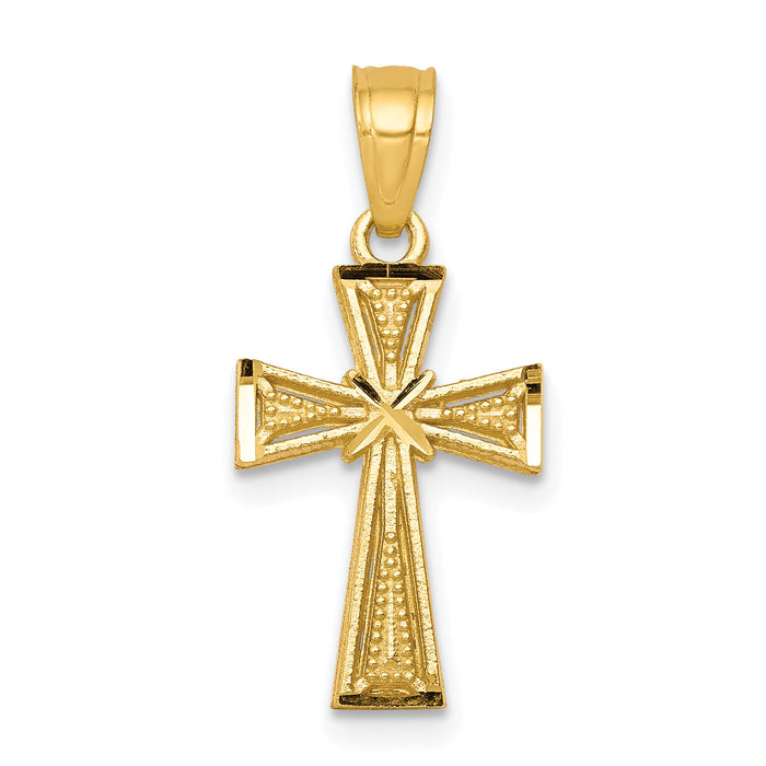 10k Cross Pendant-10C1113