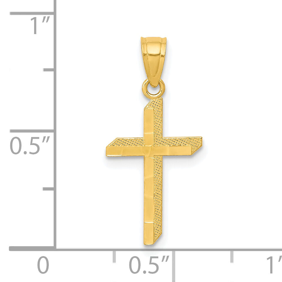 10k Cross Pendant-10C1114