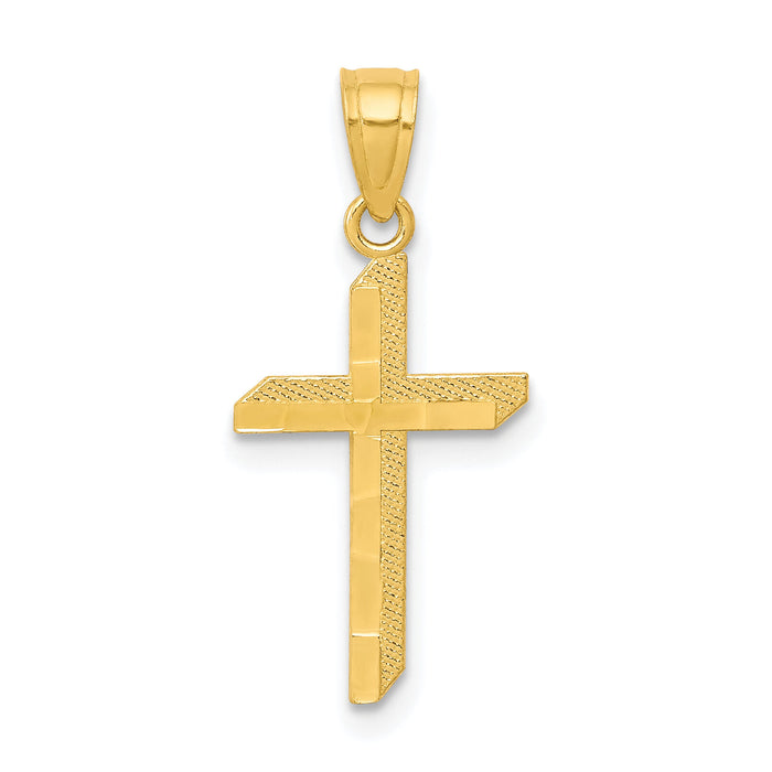 10k Cross Pendant-10C1114