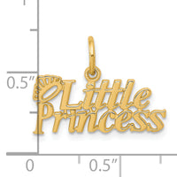 10k LITTLE PRINCESS with Crown Charm-10C113