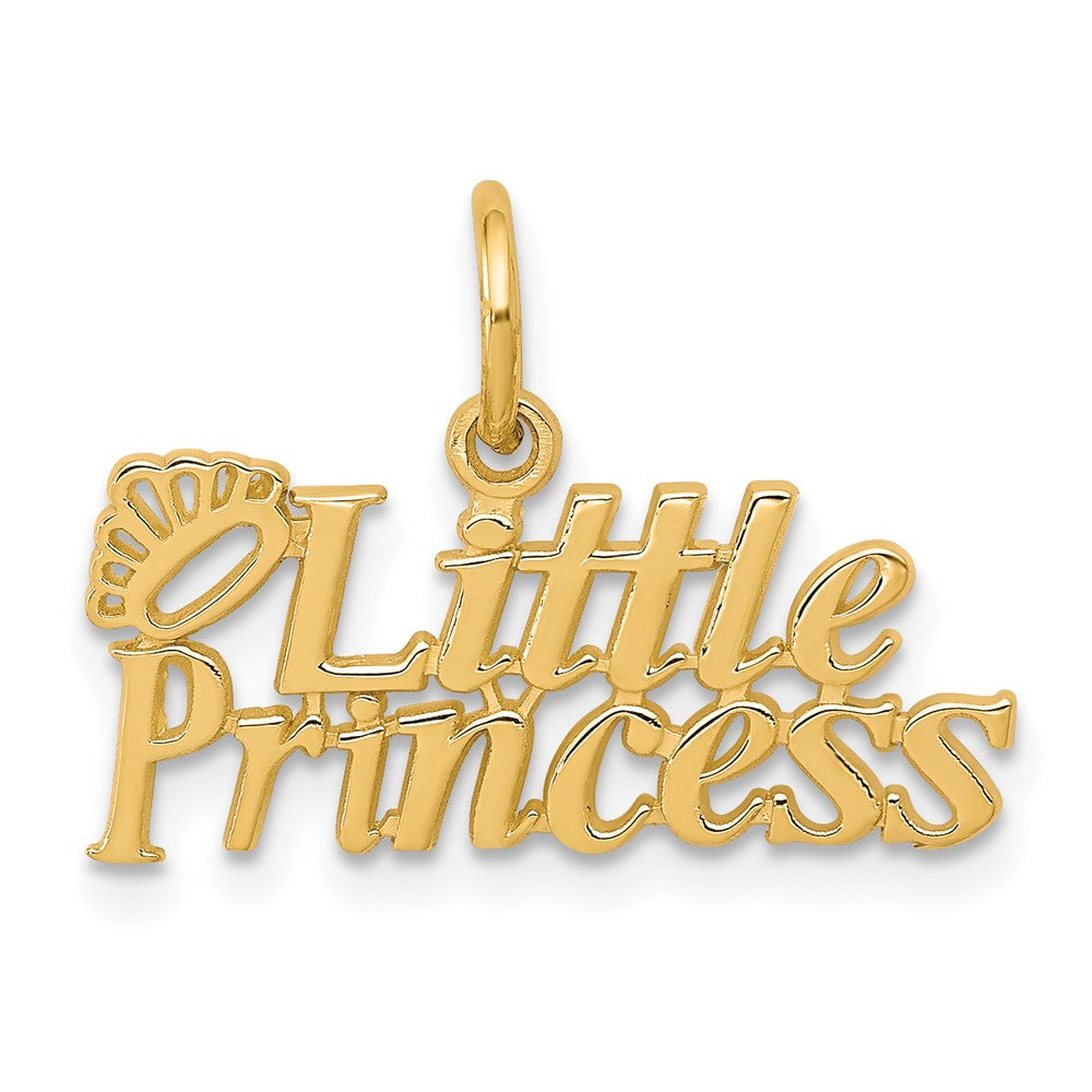 10k LITTLE PRINCESS with Crown Charm-10C113