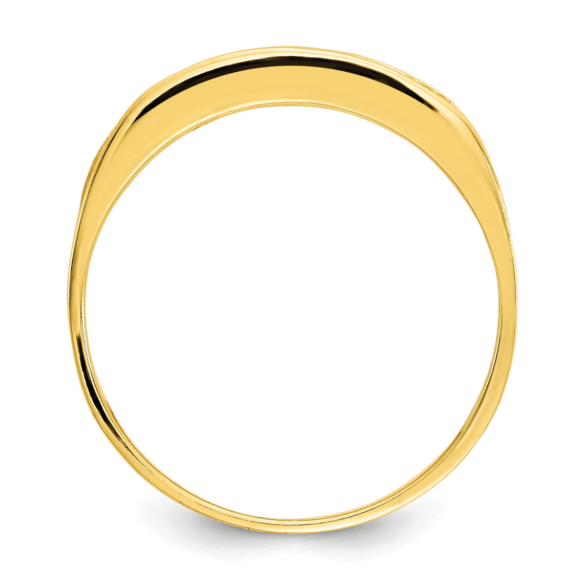10k CZ Polished Child's Ring-10C1146