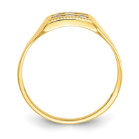 10k CZ Polished Child's Ring-10C1147