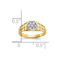 10k CZ Child's Ring-10C1150